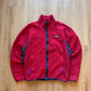 Vintage 90s Patagonia PEF Fleece Retro USA-Made Red Fleece Jacket