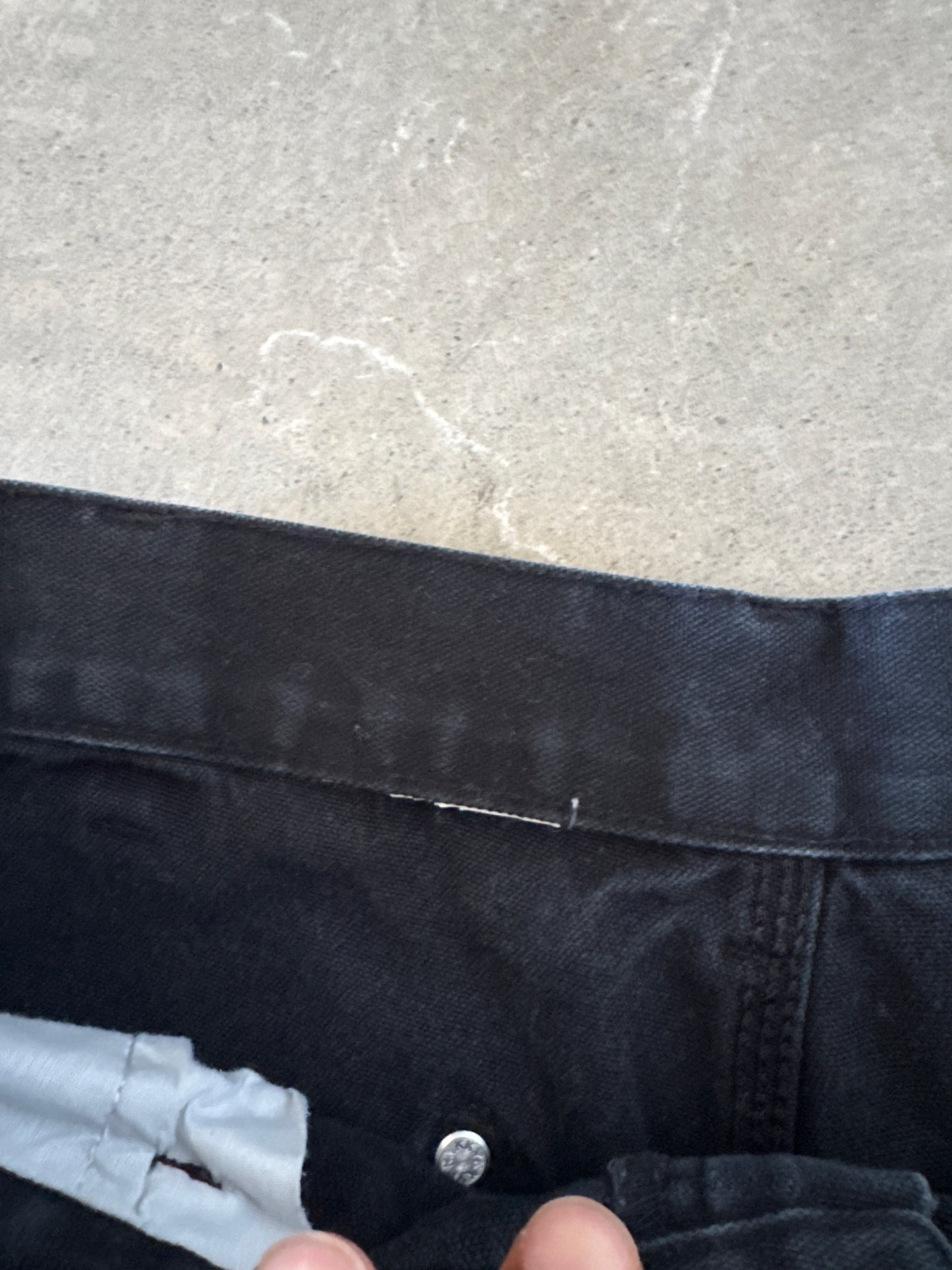 Vintage Carhartt Distressed Black Double Knee Shorts