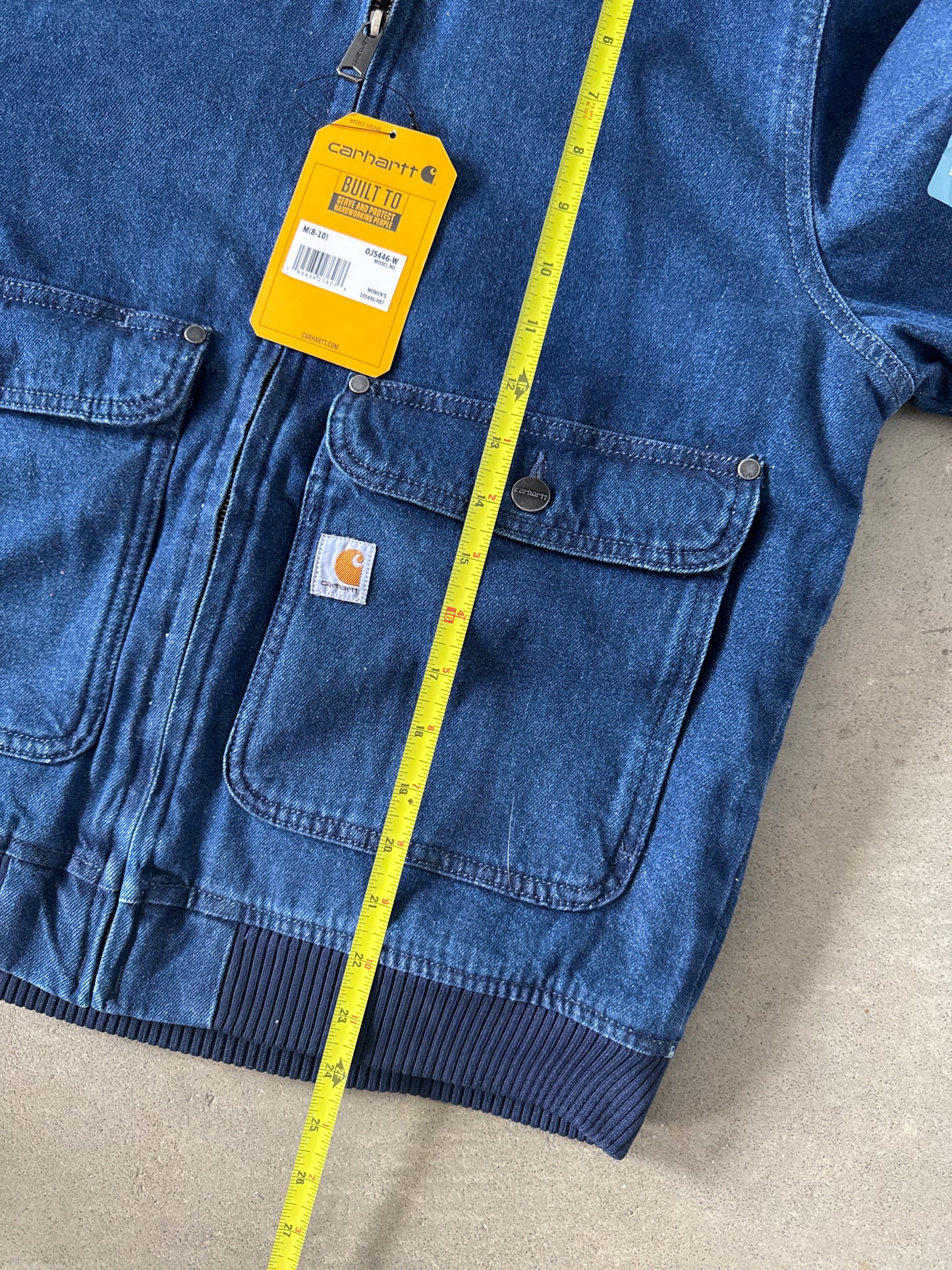 Carhartt Women’s Relaxed Fit Sherpa Lined Denim Jacket