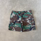Vintage Military Camo Cargo Shorts