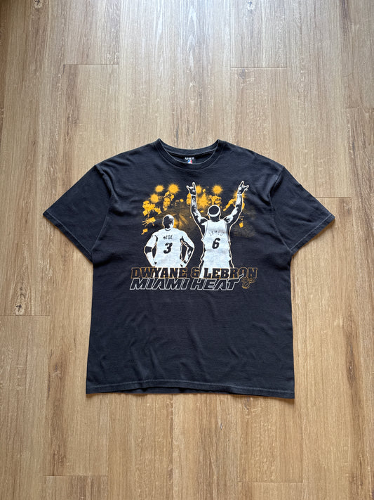 Y2K UNK Miami Heat Lebron James Dwanye Wade Tee