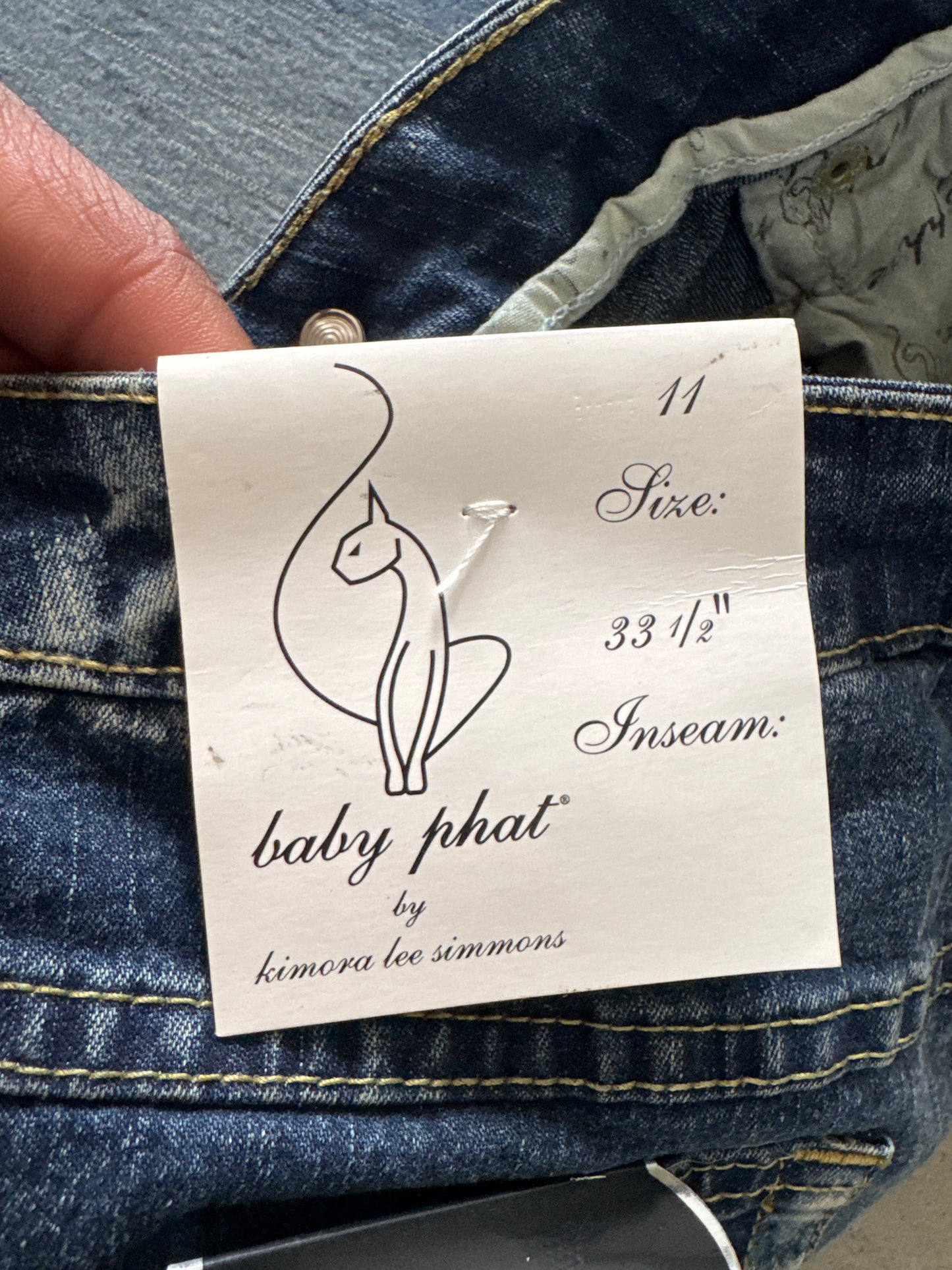 Vintage Y2K Women’s Baby Phat Bootcut Denim Jeans
