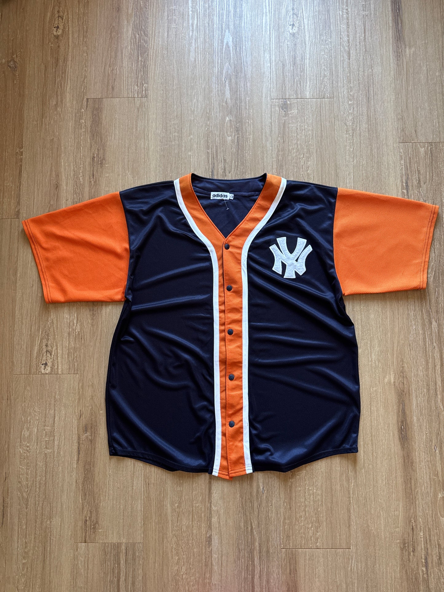 Vintage 90s Adidas New York Yankees Baseball Jersey