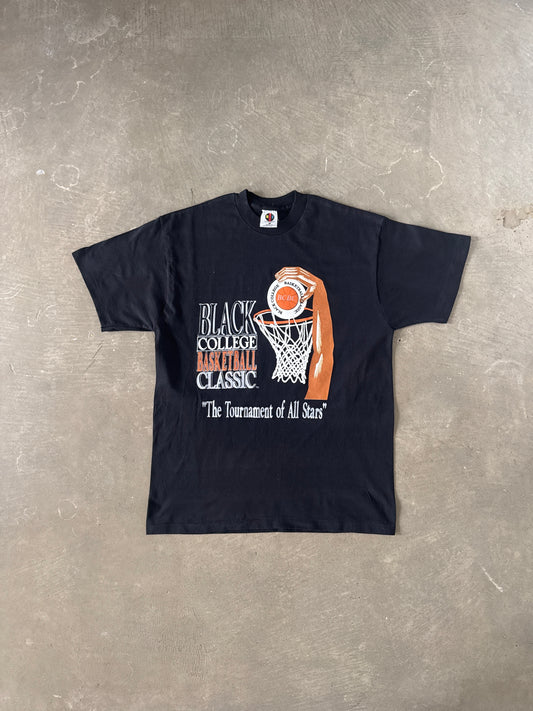 Vintage 90s Black College Basketball Classic Tee