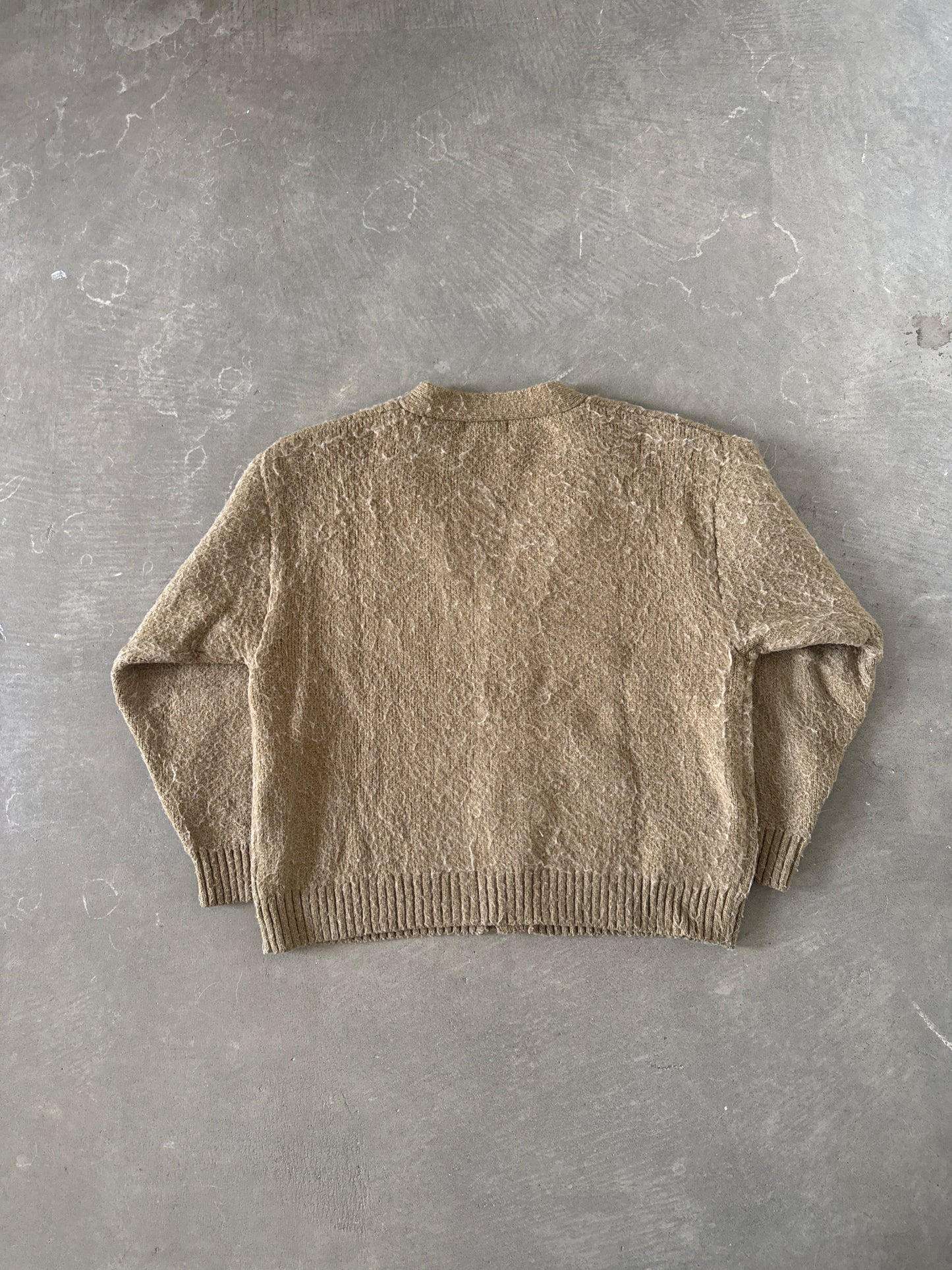 Cotton On Fuzzy Wheat Knit Cardigan