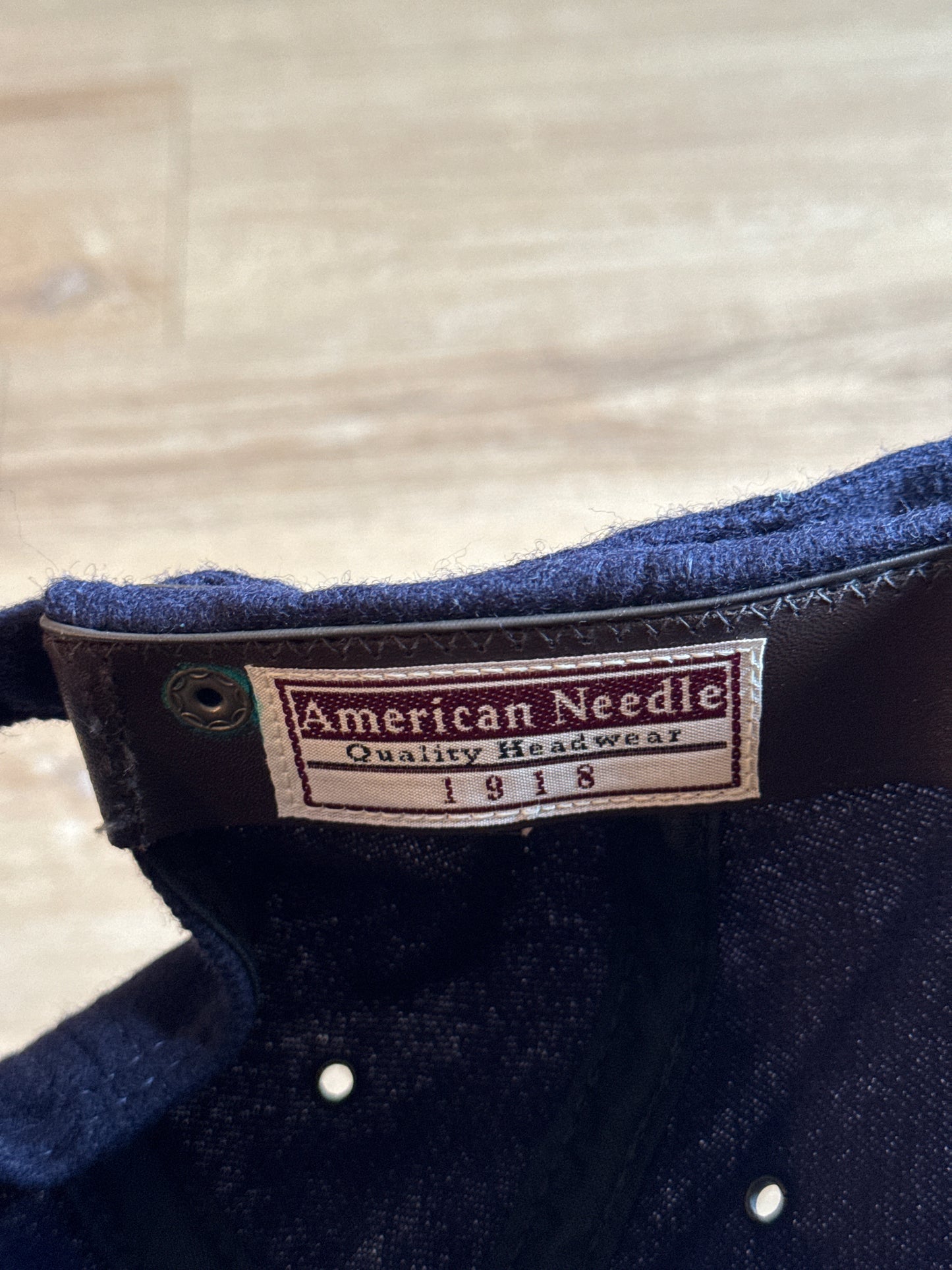 Vintage American Needle Collegiate University Of North Carolina Chapel Hill Wool Strap Back Hat