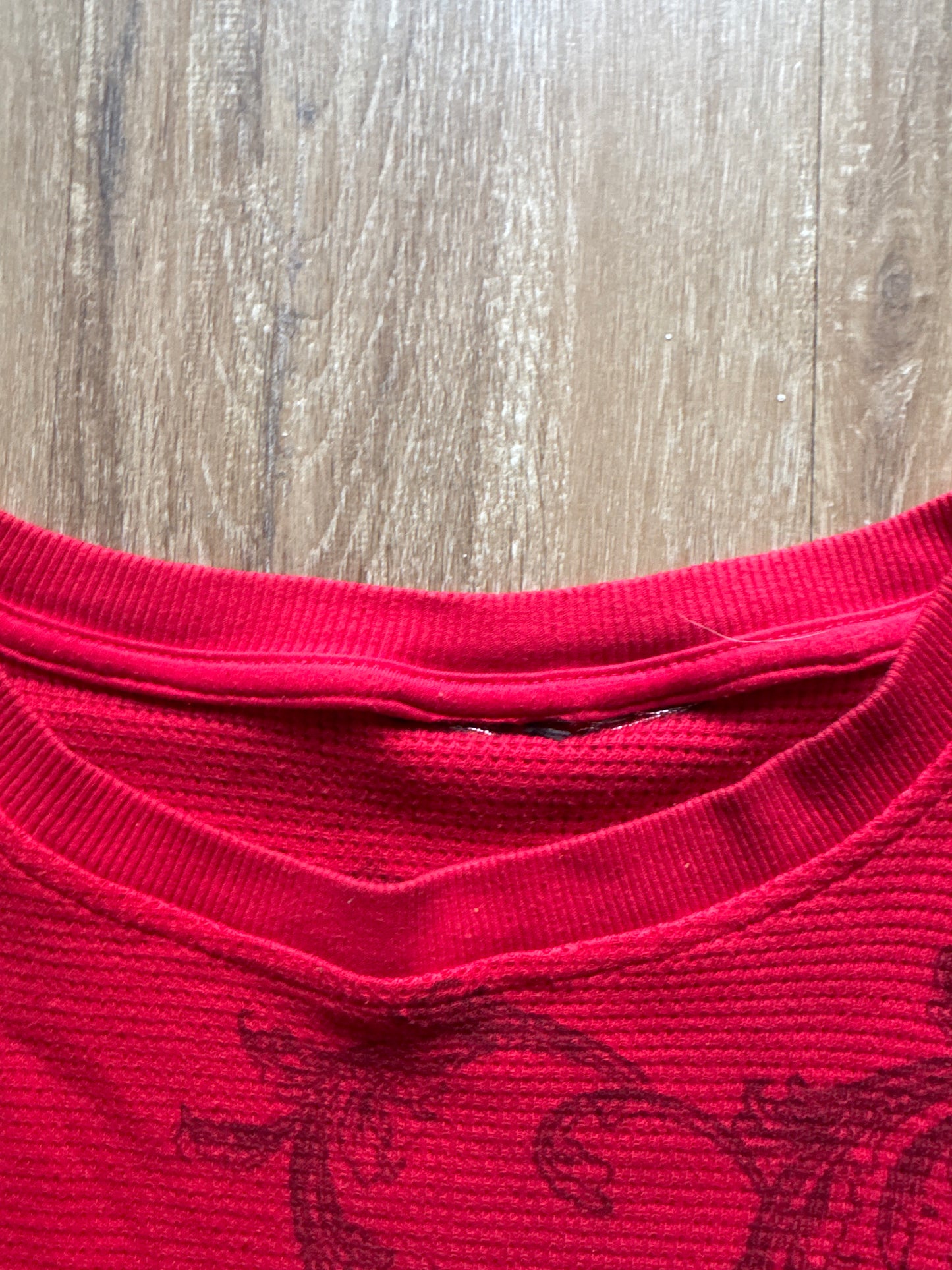 Vintage Y2K Old Skool Elite Cross Grunge Cyber Thermal Long Sleeve