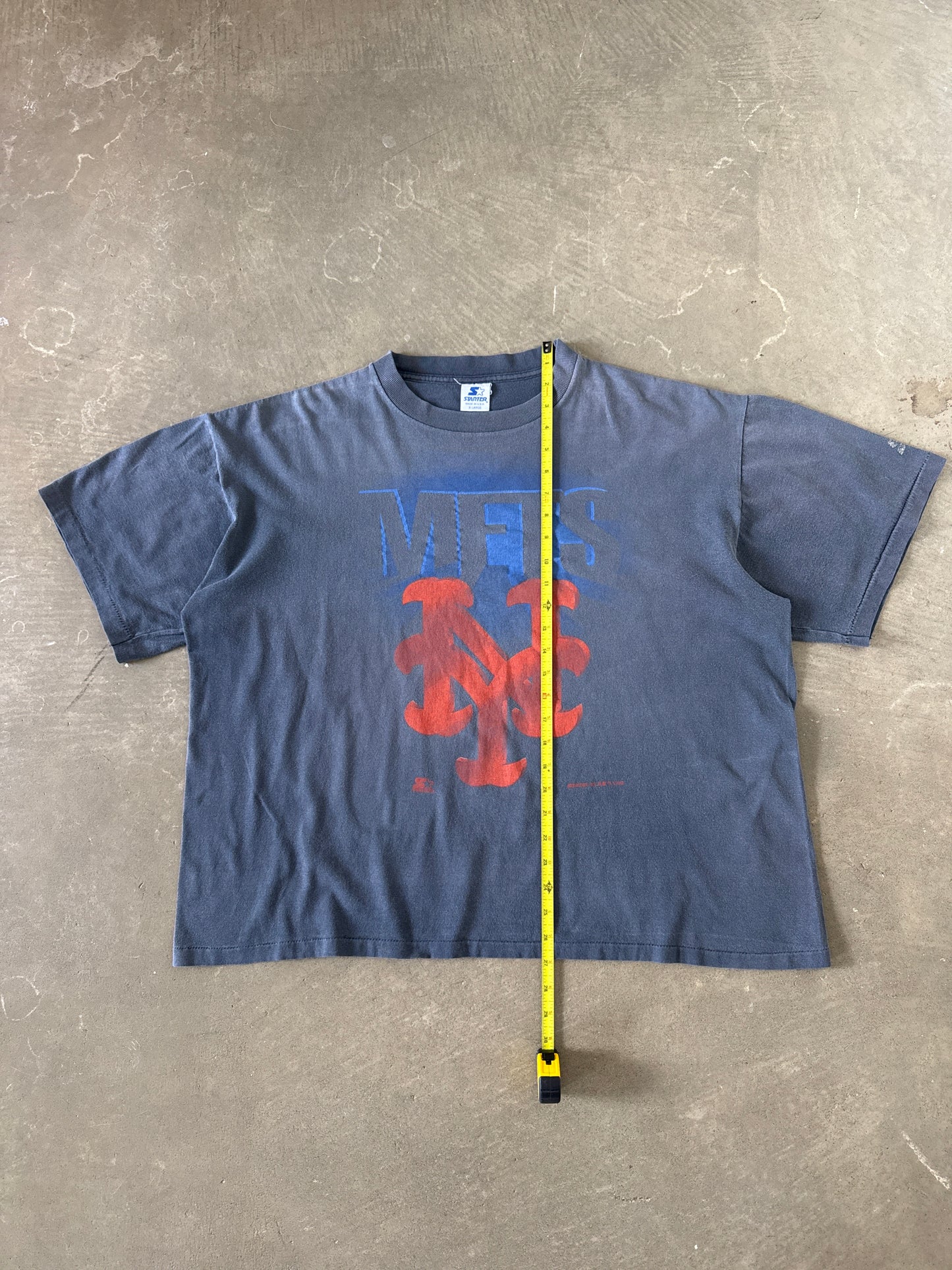 Vintage 1992 Starter New York Mets Faded Boxy Tee