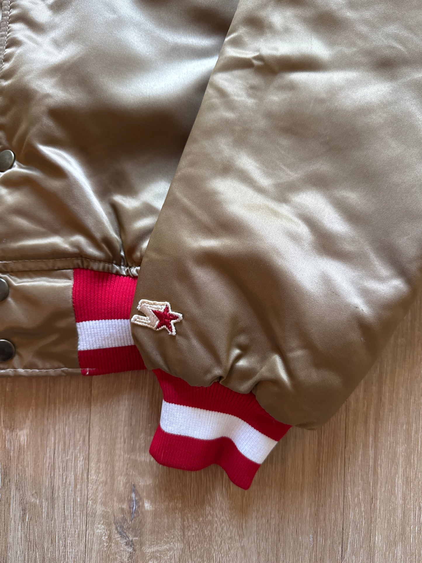 Vintage 90s Starter Pro Line NFL San Francisco 49er Satin Jacket