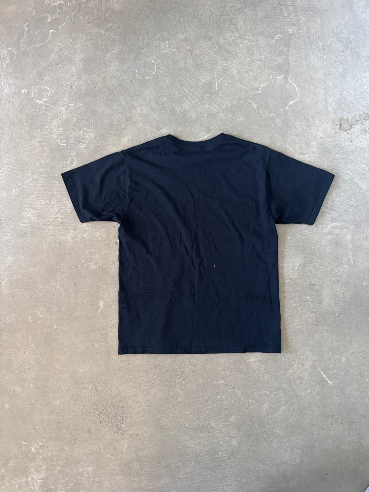 A Bathing Ape Bape Blue Camo College Logo Tee