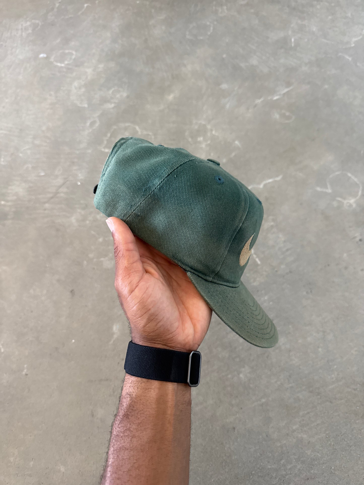 Vintage 90s Nike Distressed Faded Snap Back Hat
