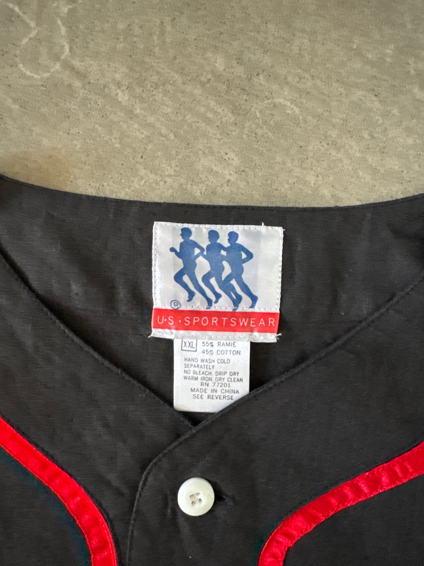 Vintage U.S. Sportswear Chicago Bulls Baseball Jersey Shorts Set