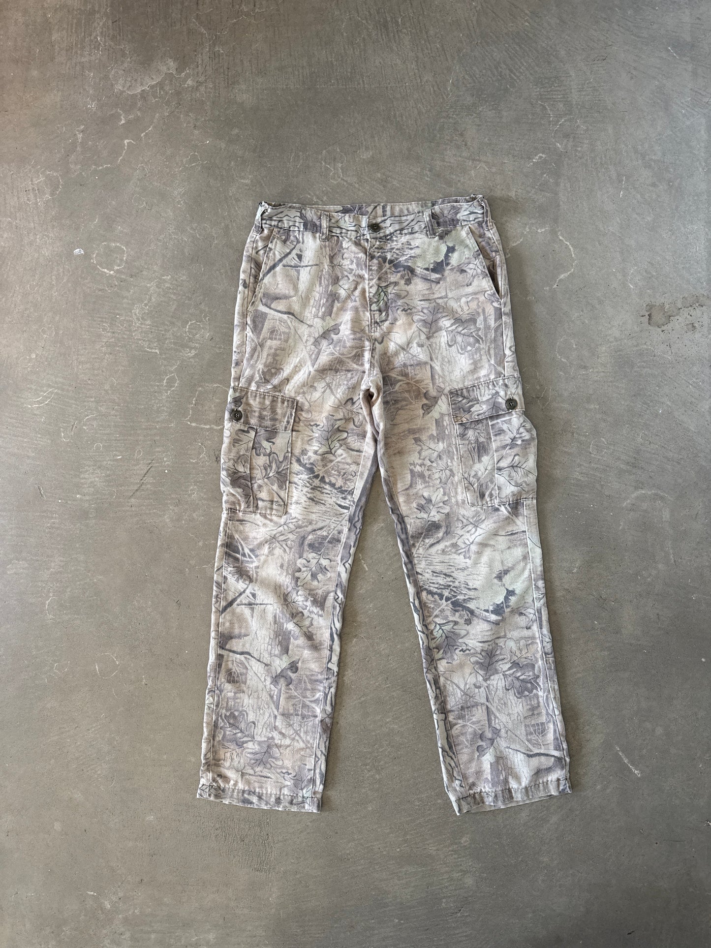 Vintage Unique Forest Camo Cargo Pants