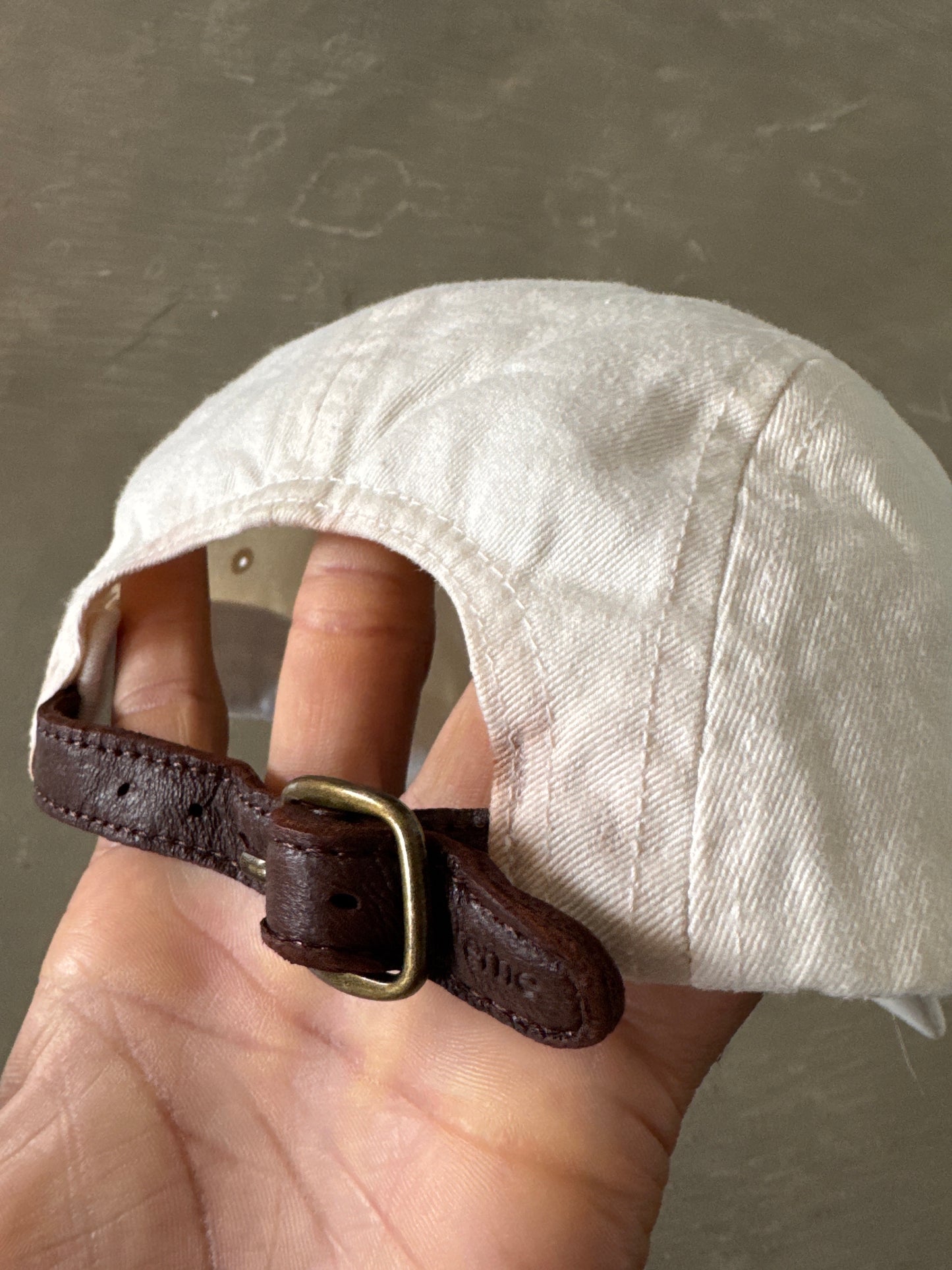 Supreme Washed Chino Twill Natural Camp Cap