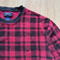 Polo Ralph Lauren Youth Plaid Red Black Thermal Long Sleeve