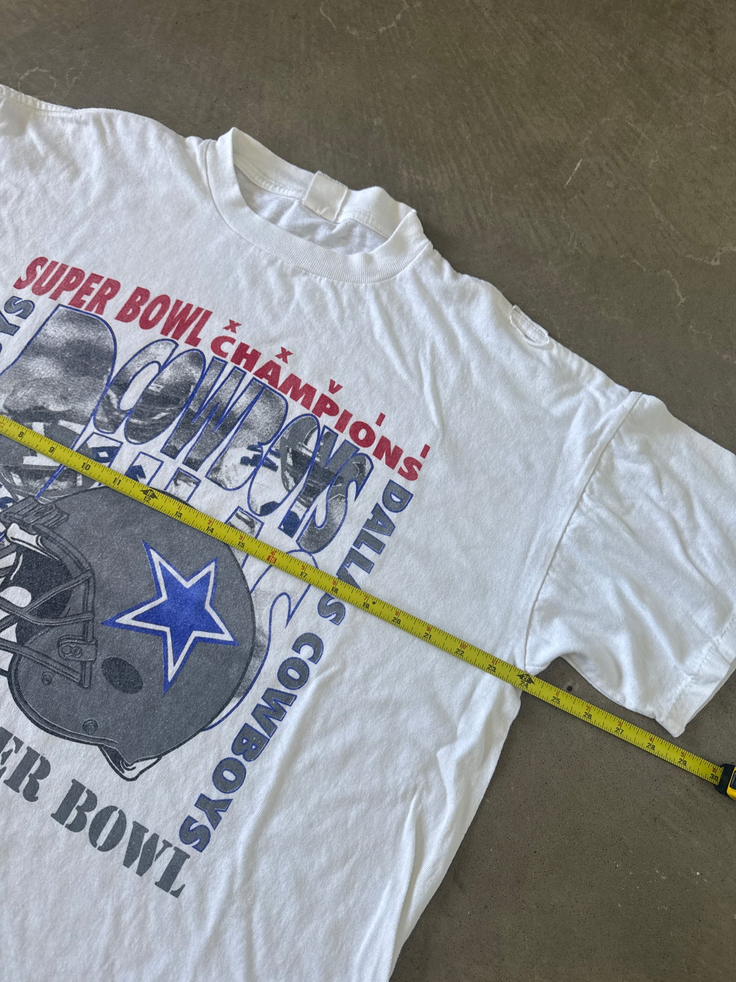 Vintage 1993 Dallas Cowboys Super Bowl Boxy Fit Tee