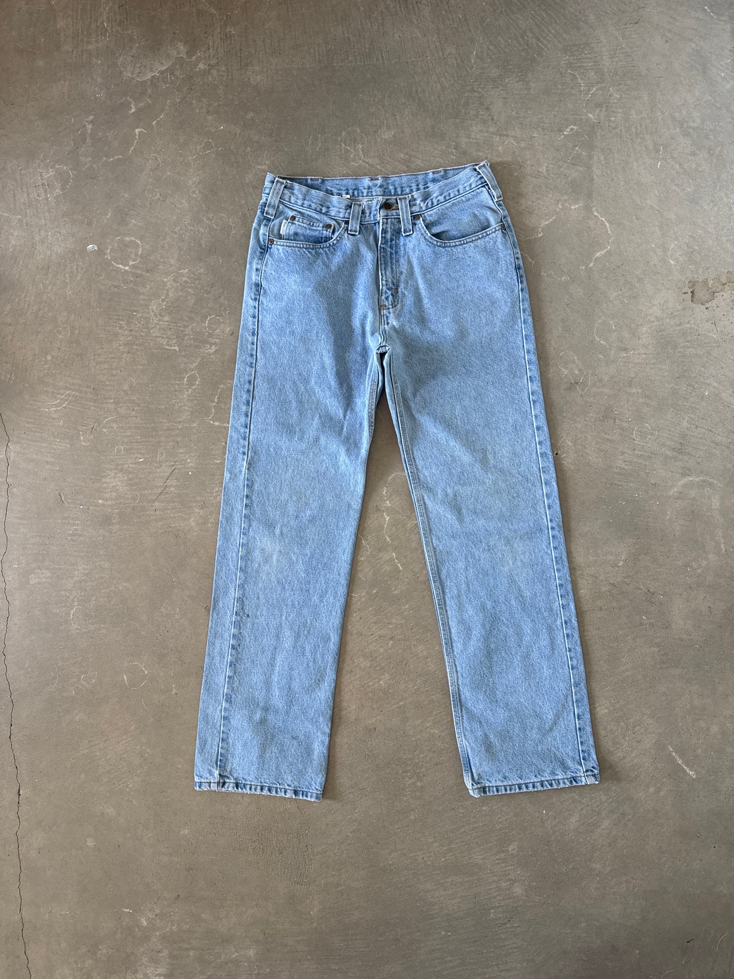 Vintage Carhartt Regular Fit Light Washed Denim Jeans