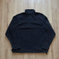 Vintage Old Navy Black Fleece Quarter Zip Pullover