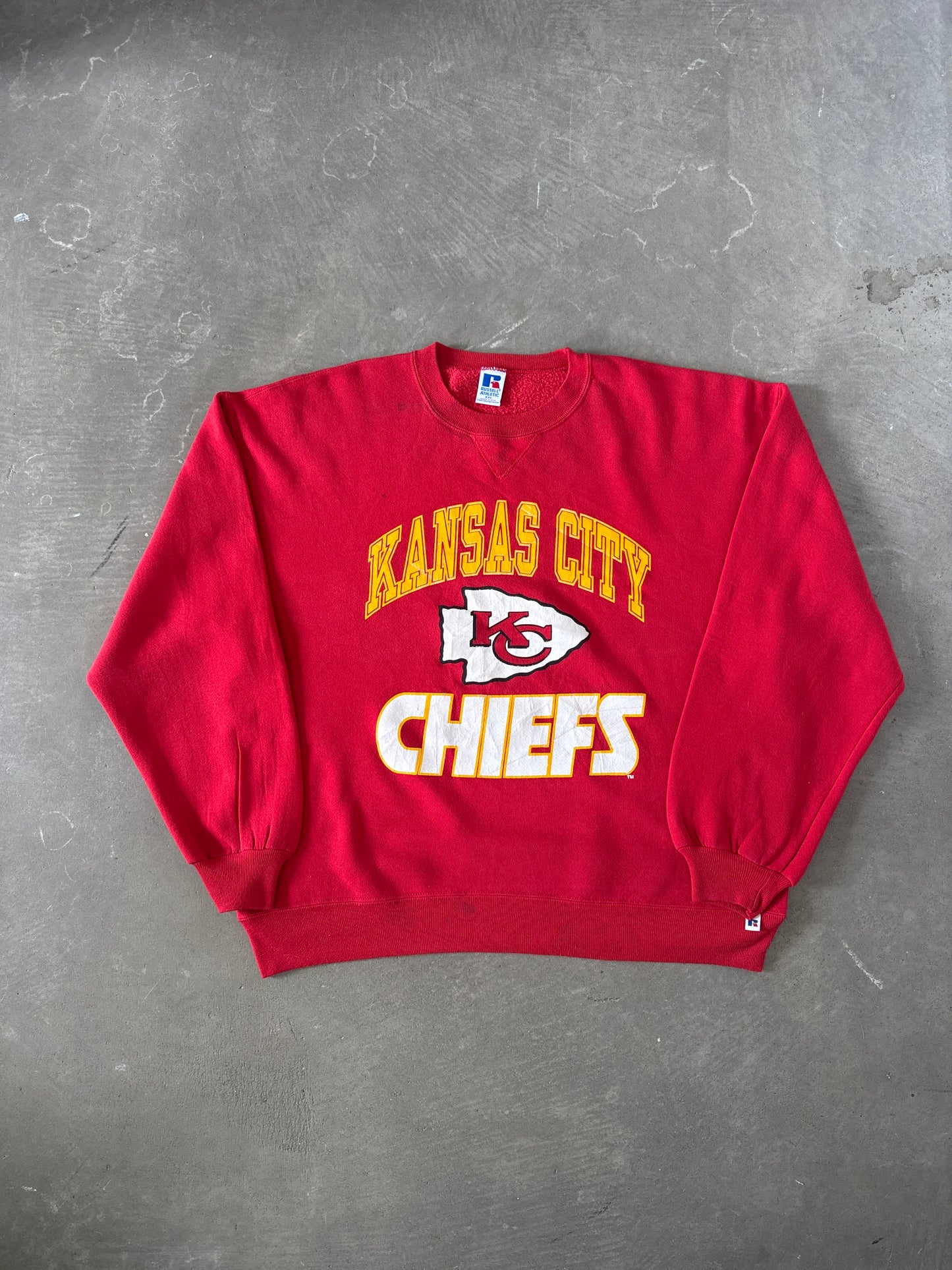Vintage 90s Russell Athletic Kansas City Chiefs Sweatshirt
