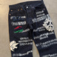Stussy x Denim Tears x Our Legacy TTL 501 Black Denim Jeans