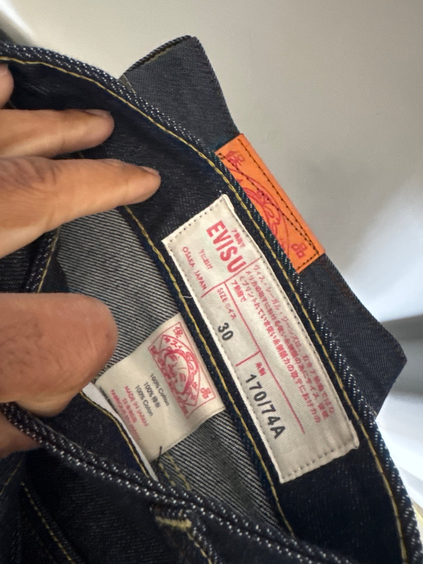 Evisu Multi Pocket Japanese Art Selvedge Denim Jeans