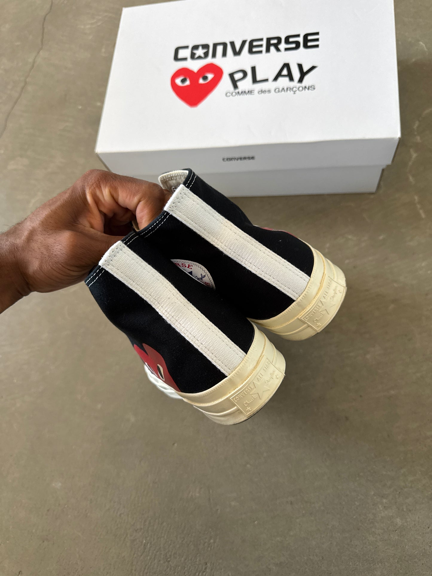 Converse Comme Des Garçons PLAY All Star 70 Hi Black