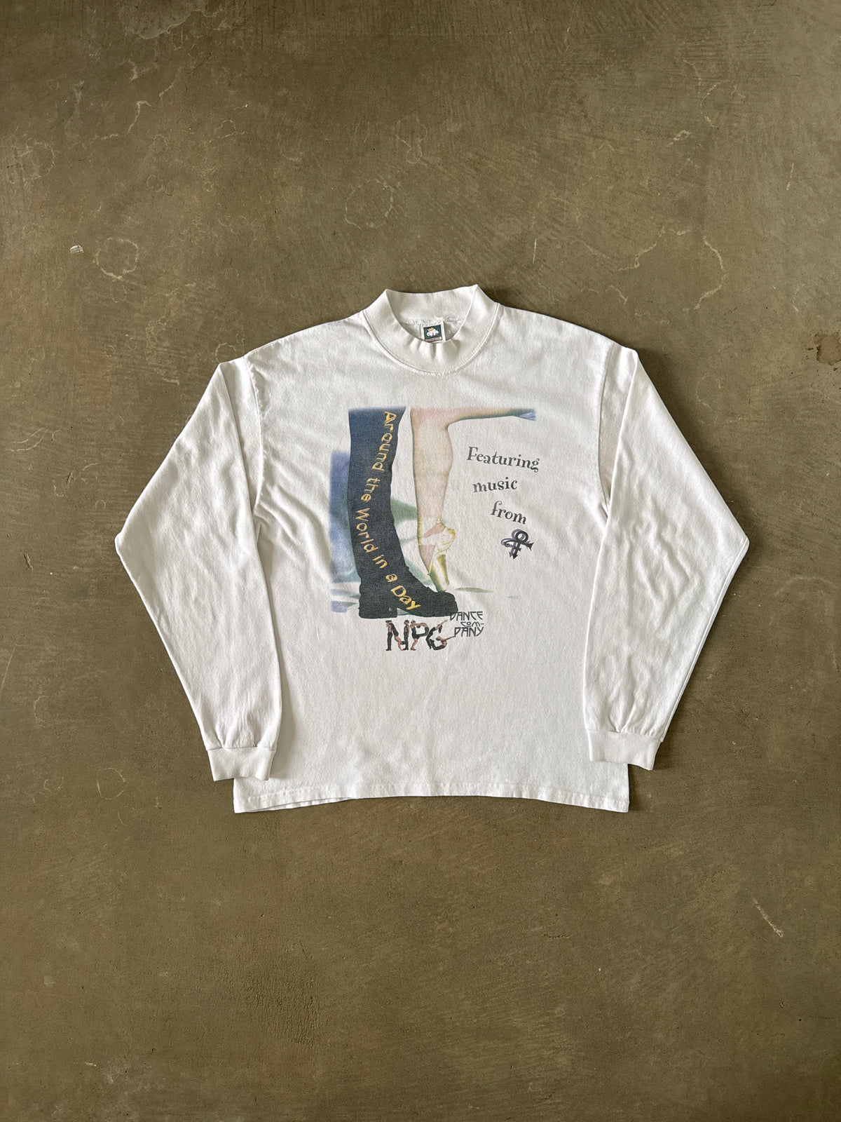 Vintage 1997 Prince New Power Generation Around The World In A Day Tour Long Sleeve Tee