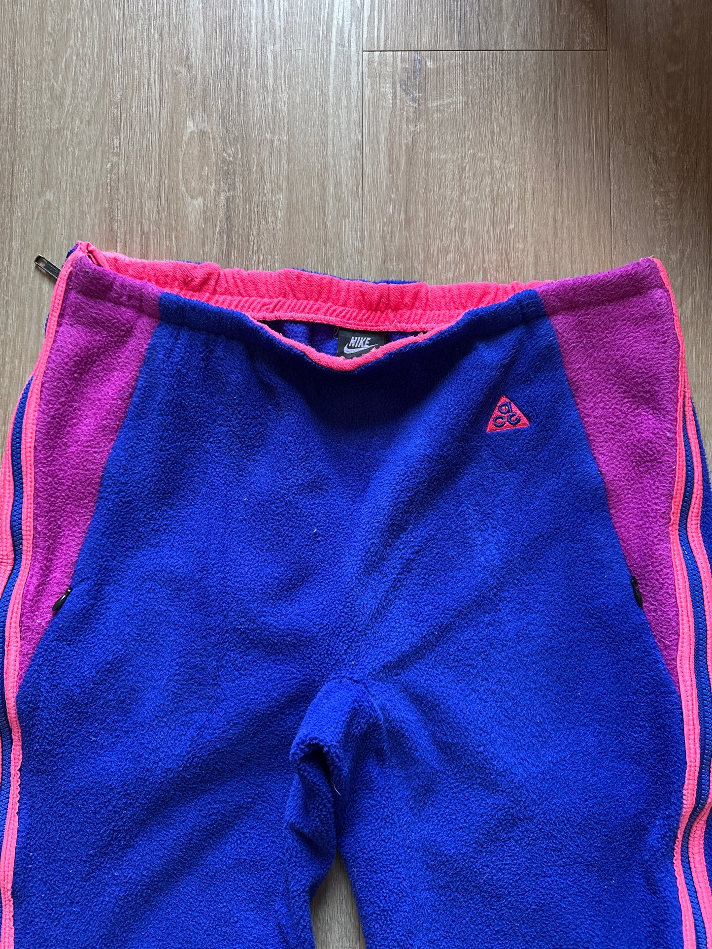 Vintage 90s Nike ACG Makalu Fleece Side Zip Sweatpants
