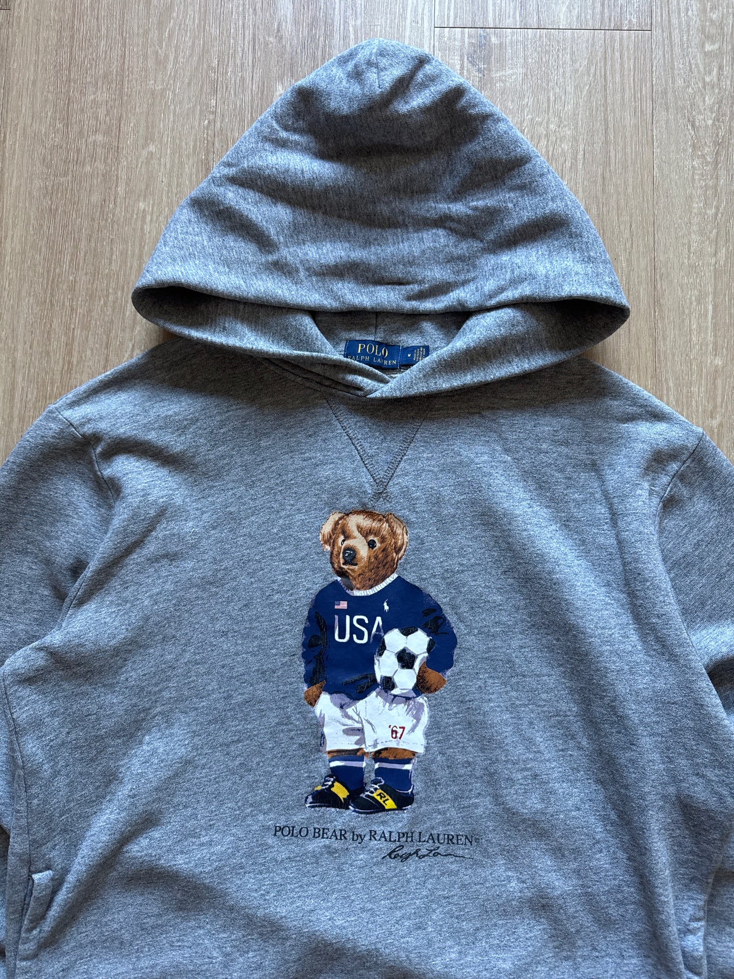 Polo Ralph Lauren Soccer Polo Bear Fleece Hoodie