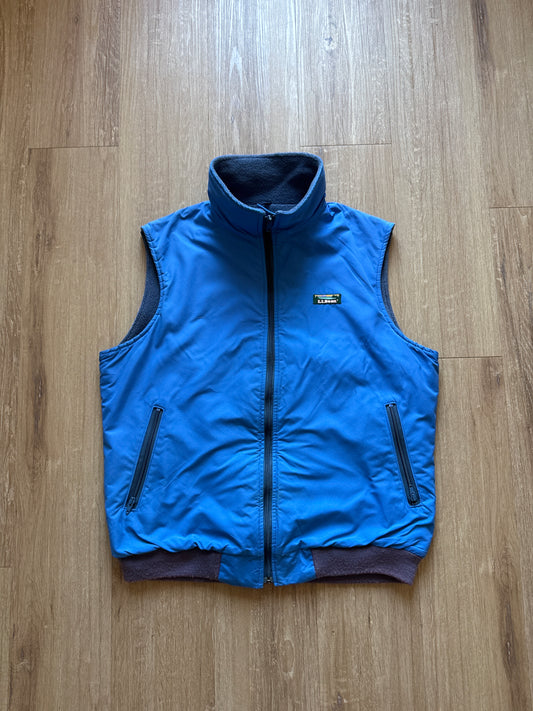 Vintage L.L. Bean Freeport Maine Fleece Lined Vest