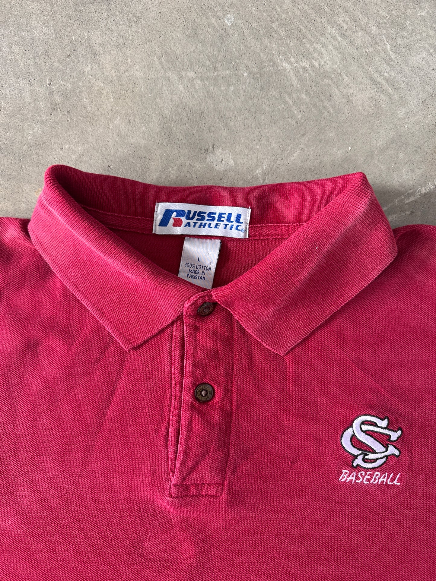 Vintage Russell Athletic University Of South Carolina Gamecocks Polo Shirt