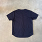 Supreme Snake Script Logo Black Baseball Jersey