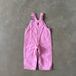 Carhartt Girls' Infant Canvas Pink Bib Overalls
