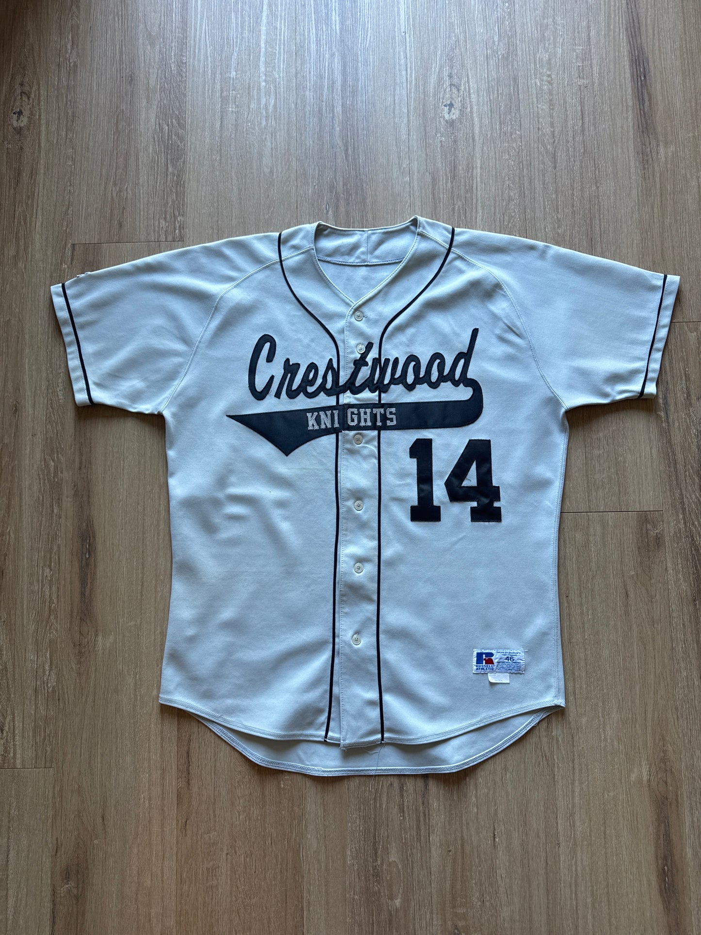 Vintage Russell Athletic Crestwood High School Sumter South Carolina Baseball Jersey