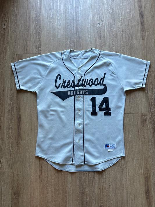Vintage Russell Athletic Crestwood High School Sumter South Carolina Baseball Jersey