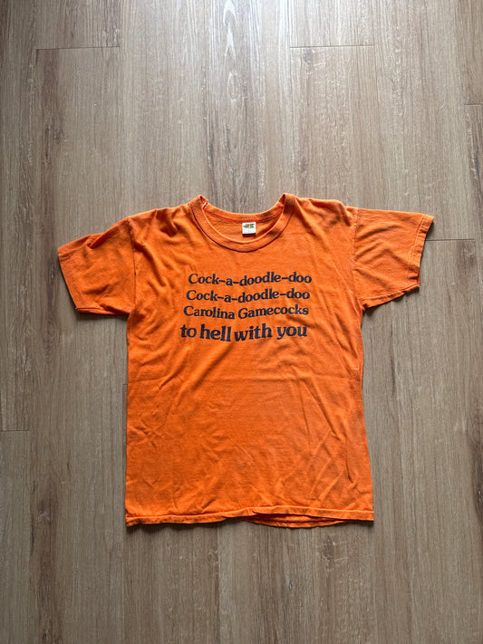 Vintage 80s Russell Athletics University Of Clemson Tigers Gamecocks Diss Tee