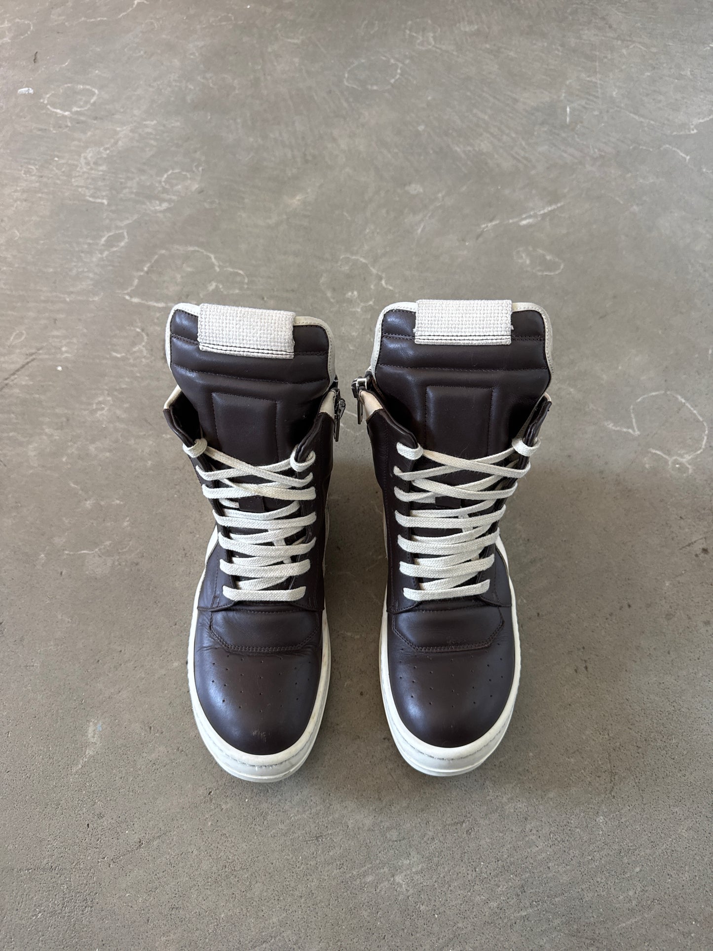 Rick Owen’s Women’s Geobasket Brown Milk