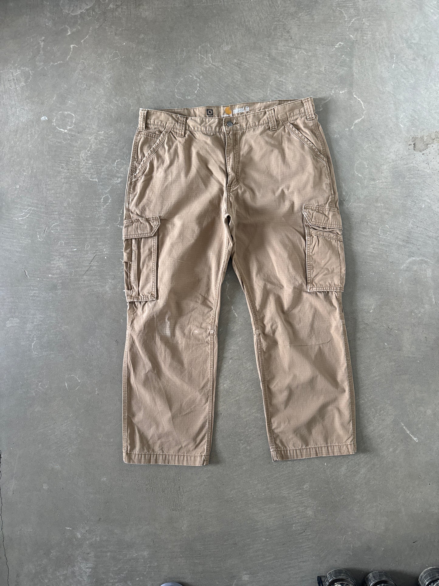 Carhartt Relaxed Fit Tan Cargo Pants
