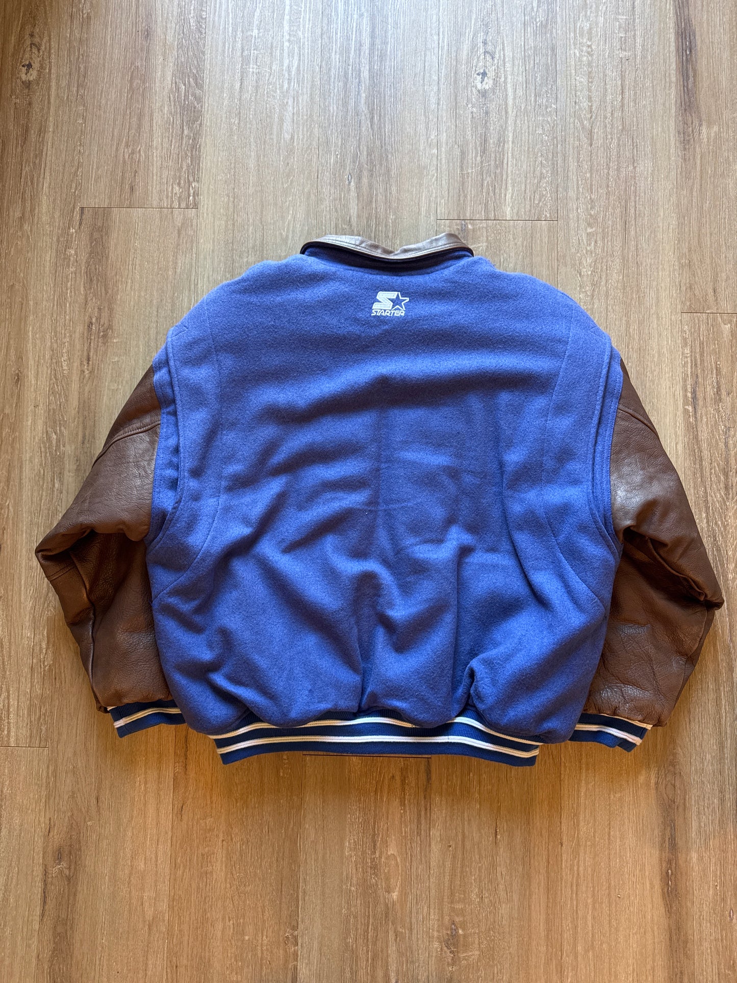 Vintage Starter Pro Line New York Giants Leather Jacket