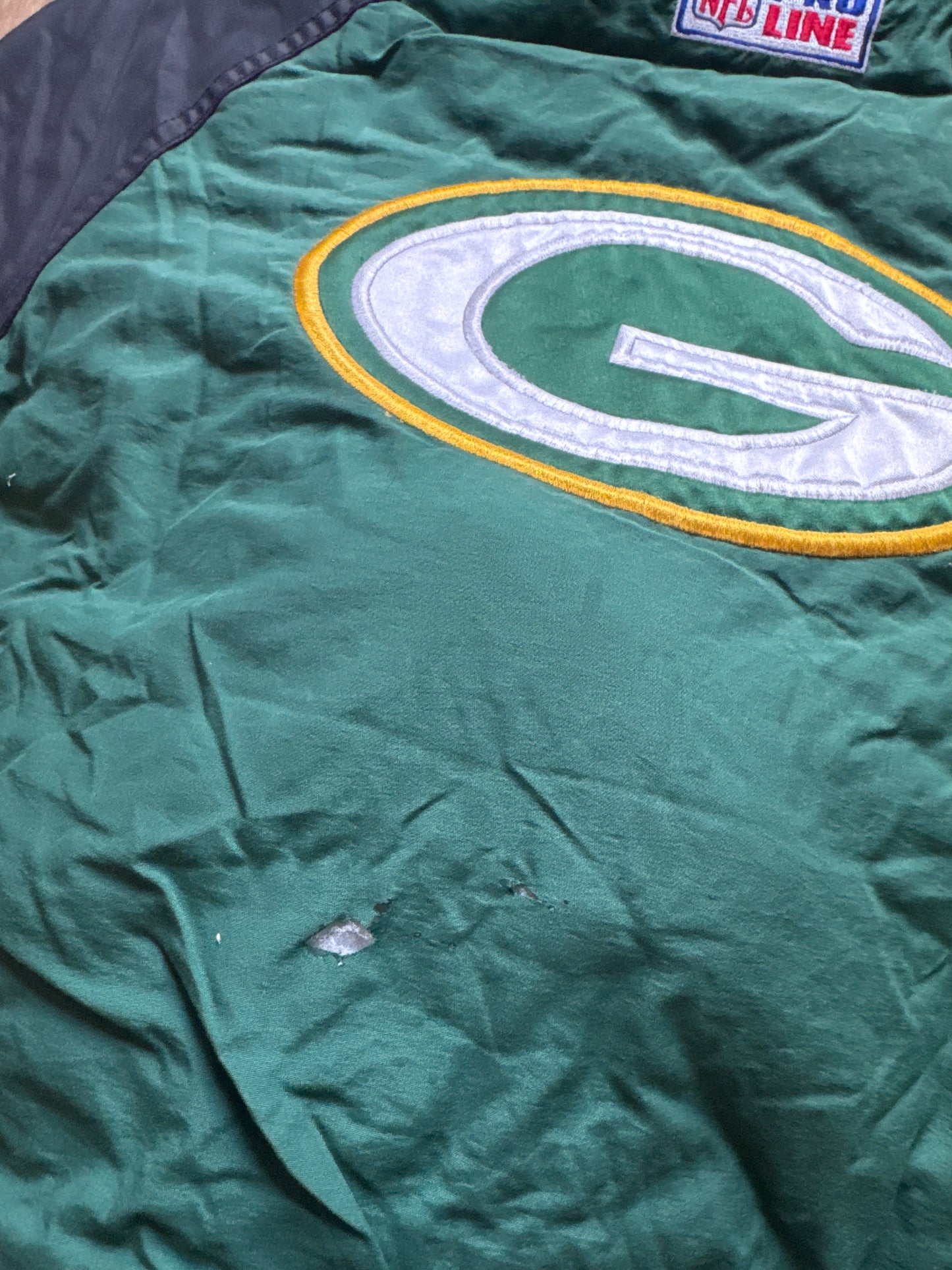 Vintage Youth Starter Pro Line Green Bay Packers Puffer Jacket