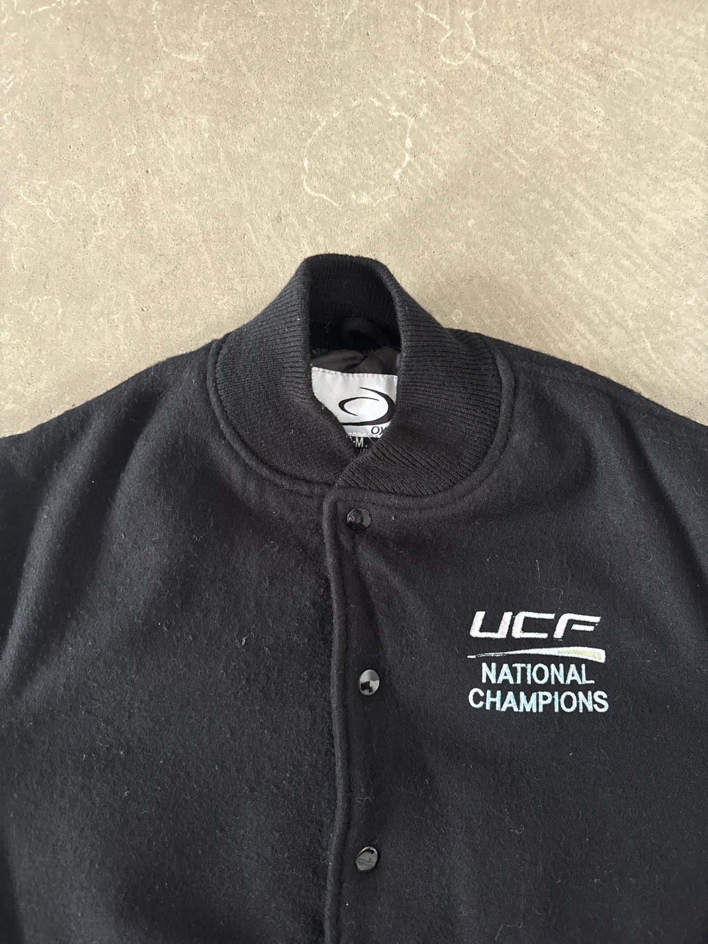 Vintage UCF National Champions EmbroideredVaristy Leather Jacket