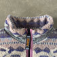 Kapital Ashland Stripe & Bone Fleece Zip Blouson Jacket