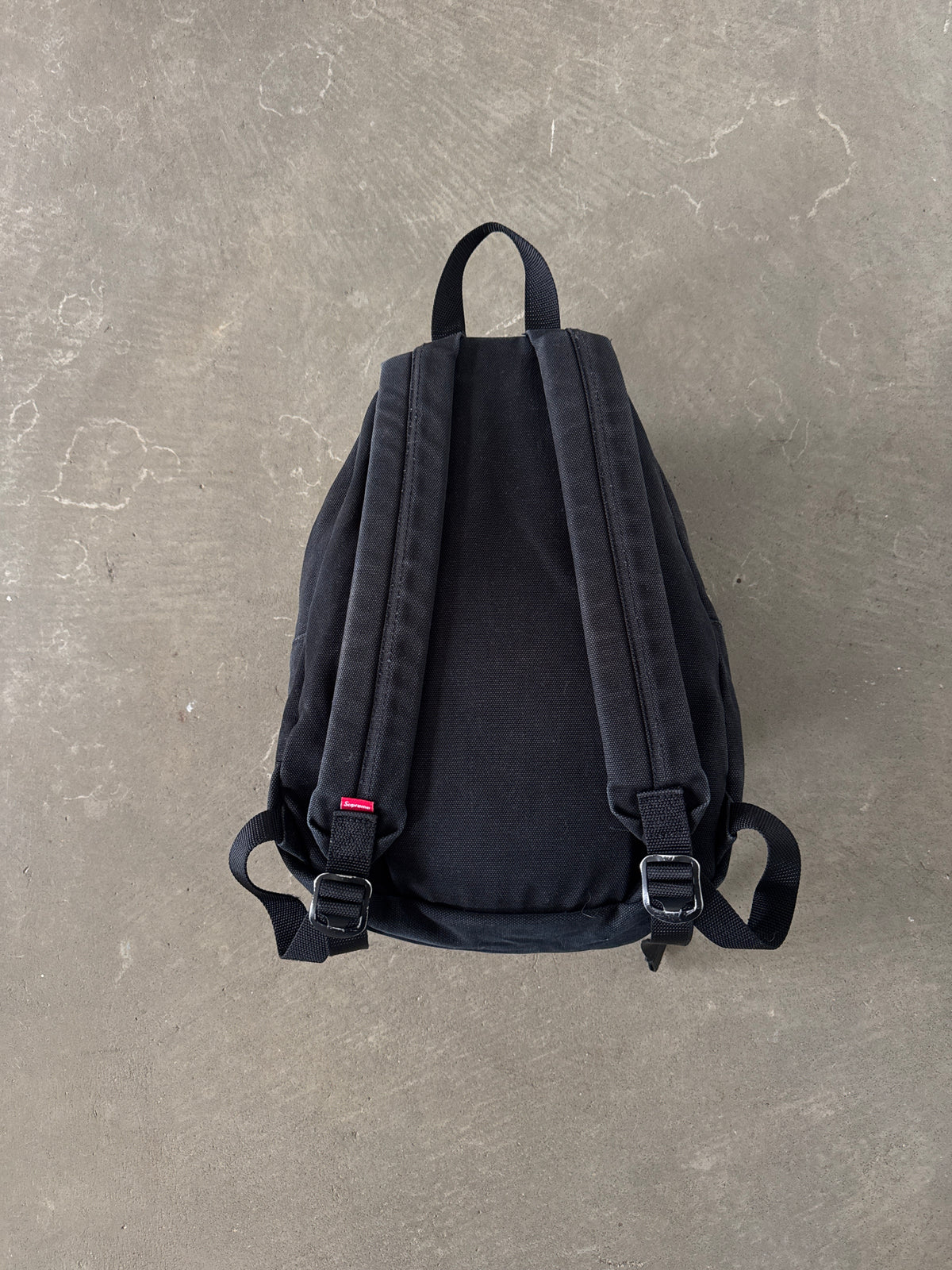 Supreme Canvas Black Backpack (FW22)