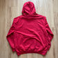 Vintage Y2K Nike Red Embroidered Logo Hoodie