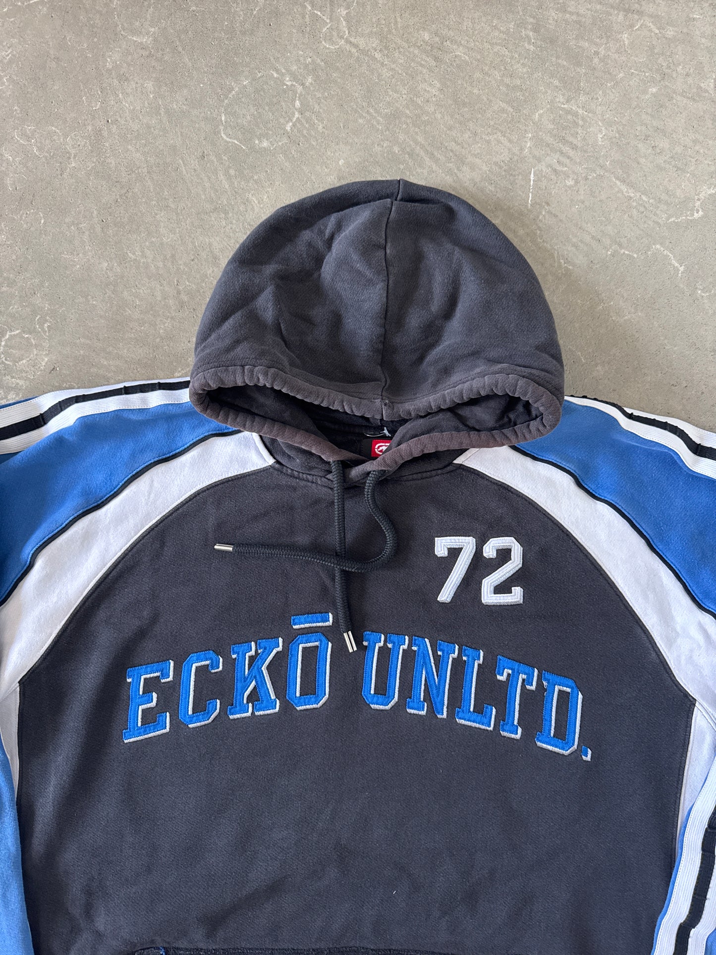 Y2K Ecko Unlimited Embroidered Logo Hoodie