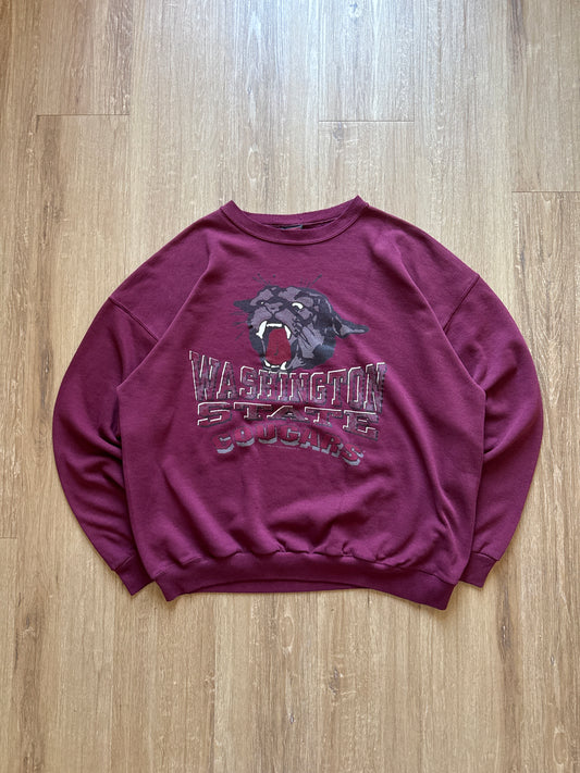Vintage 90s Washington State University Cougars Sweatshirt