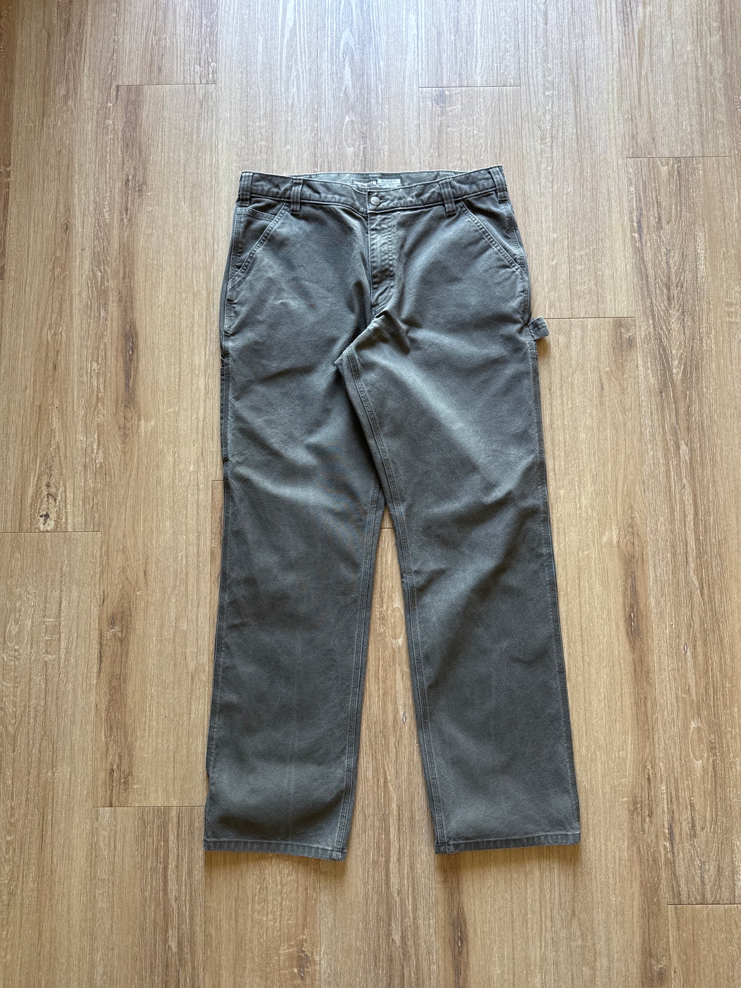 Carhartt Relaxed Fit Brown Carpenter Pants