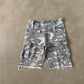 Vintage Distressed Camo Cargo Short