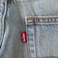 Levi’s Baggy Dad Mid Rise Lightwashed Denim Jean Shorts Jorts