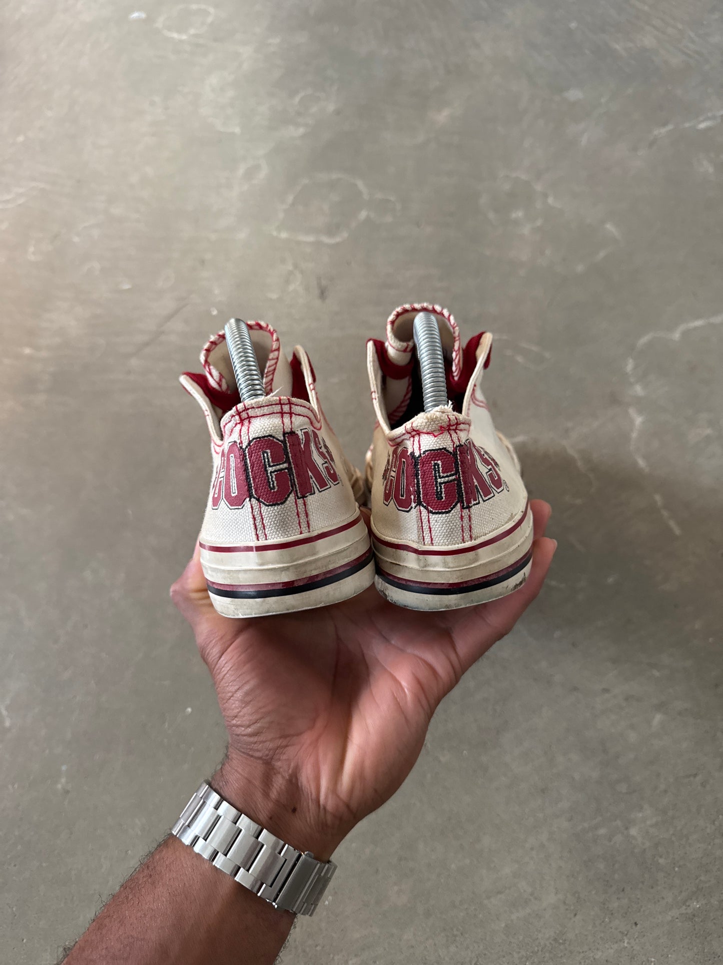 Vintage University Of South Carolina Gamecocks Canvas Converse Style Shoes